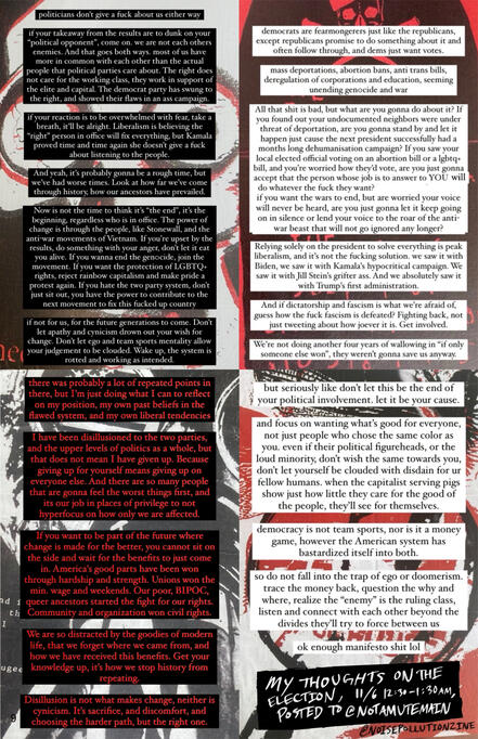 9 - MY THOUGHTS ON THE ELECTION