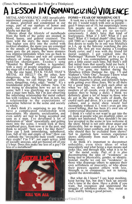 6 - A LESSON IN (ROMANTICIZING) VIOLENCE